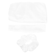 2Ensembles Bonnet Satin Femme Bande Élastique Confort