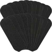 100Pcs Manual Foot File Refill Pads Black Foot Dead Skin Remover Tool