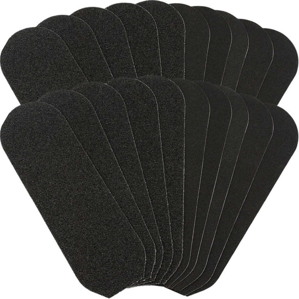 Happyyami Black 100Pcs Manual Foot File Refill Pads Foot Dead Skin Remover Tool