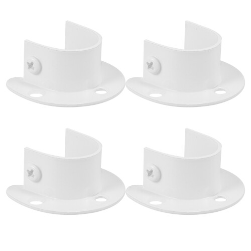 20Pièces Supports Tringles Pour Rideaux Placard Solides