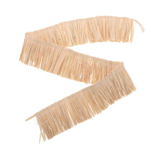3Stk Handgewebte Raffia Quasten Naturbast Für DIY Und Party