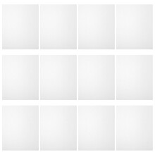 30Pcs White PVC Copy Stencils for DIY Art Craft Painting Projects