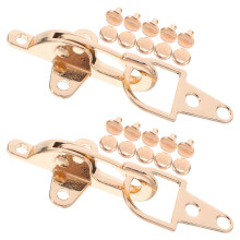 4Ensembles Boucles De Serrage Dorées En Zinc Pour Manteaux Pulls