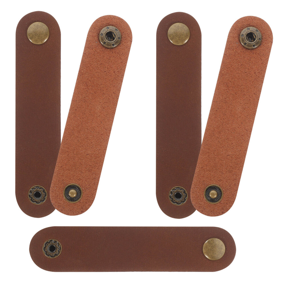20Pcs Practical Dark Brown Cable Ties For Wire Management 3652346102961