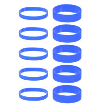 30Pièces Bandes Thermiques Bleu Silicone Résistantes DIY Sublimation