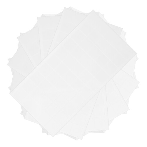 200Pcs Transparent Double Sided Removable Adhesive Pads for Wall Decor