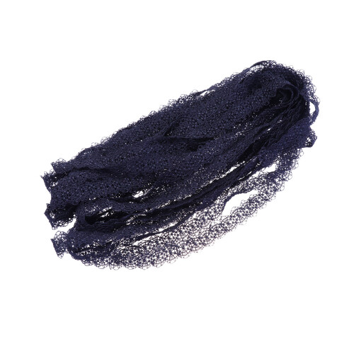3Pièces Ruban Dentelle Noir Polyester Pour DIY Accessoires
