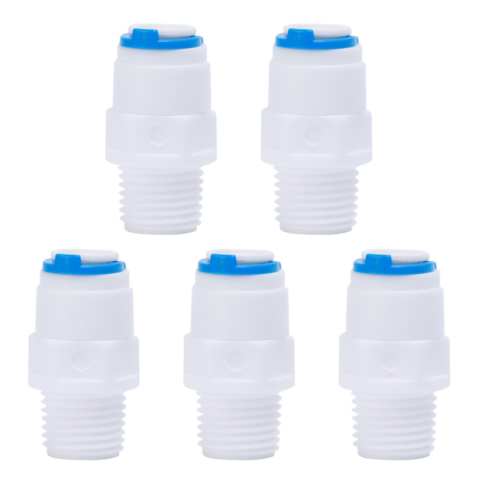 15Pcs Water Purifier White Pe Straight Quick Connectors Fittings 3651160910875