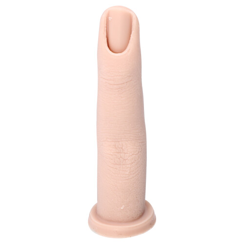 3Pièces Doigts Art Ongles Silicone Beige Simple À Utiliser