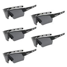5 Stuks Outdoor Winddichte en Stofdichte Sportbrillen Fietszonnebrillen Unisex Mode Gekleurde Zonnebrillen D