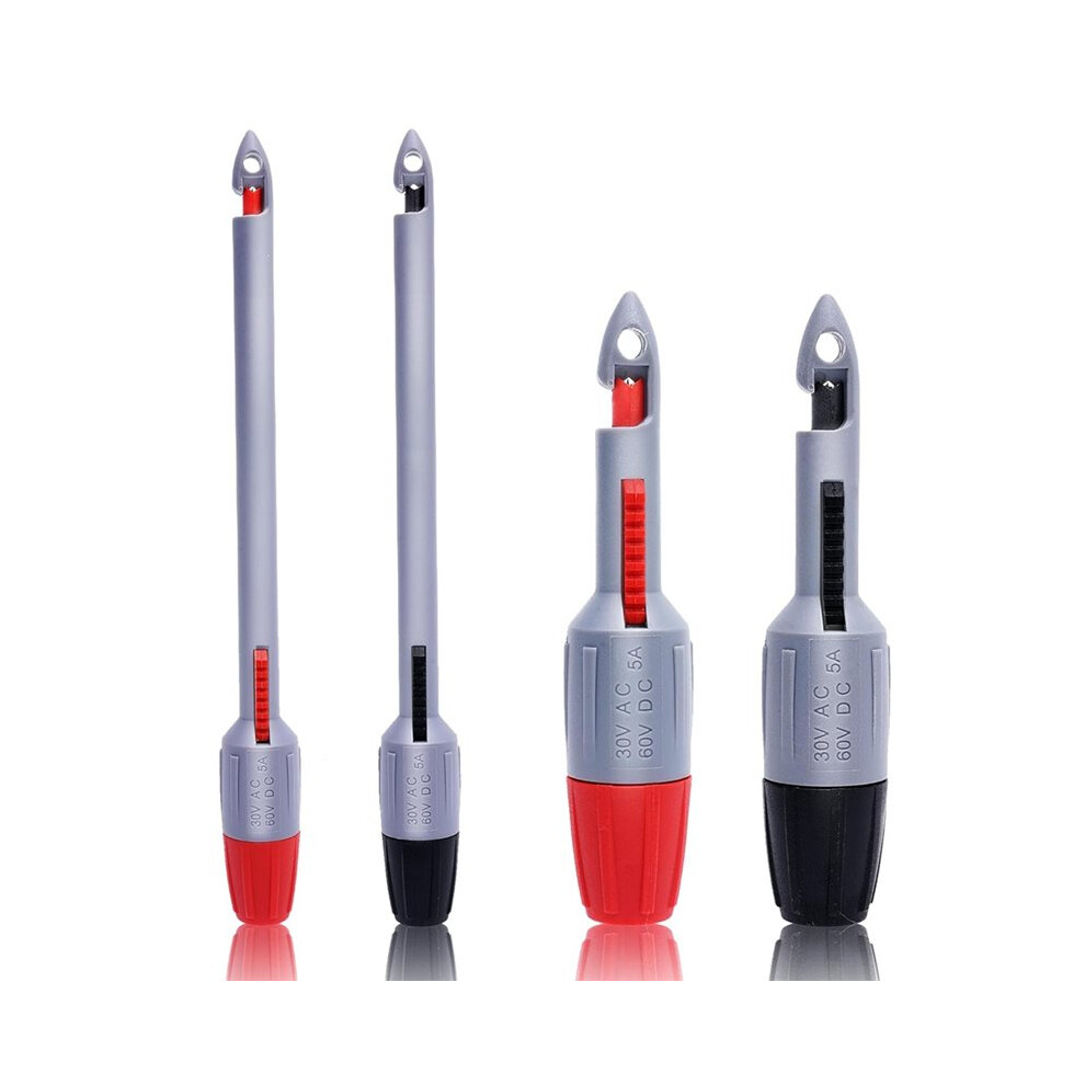 4Pcs Wire Piercing Probe,Insulation Piercing Clip Set For Multimeter Voltage Testing Detect Automobile Circuit 4Mm 6031271001711