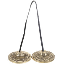 5Pièces Cymbales À Main En Cuivre Pour Cérémonie Et Relaxation