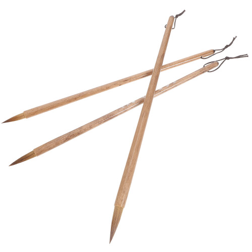6Pièces Pinceaux Bois Pour Écritures
