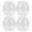 4Pcs Clear Glass Syrup and Cream Pitchers Compact Kitchen Use 1