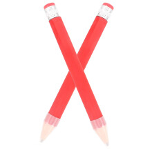 4Pièces Crayons De Rouges Qualité Avec Grande