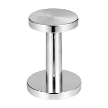 2Pcs Flat Espresso Tampers Stainless Steel Coffee Bean Presser Silver
