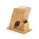 2Pcs Oblique Bamboo Holder Rack Light Brown Kitchen Storage 1