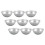 18Pcs Mini Pie Pans Aluminum Baking Accessories Silver Durable Molds 1