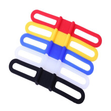 10St Bike Flashlight Holder Met Siliconen Band Voor Stevig Bevestigen