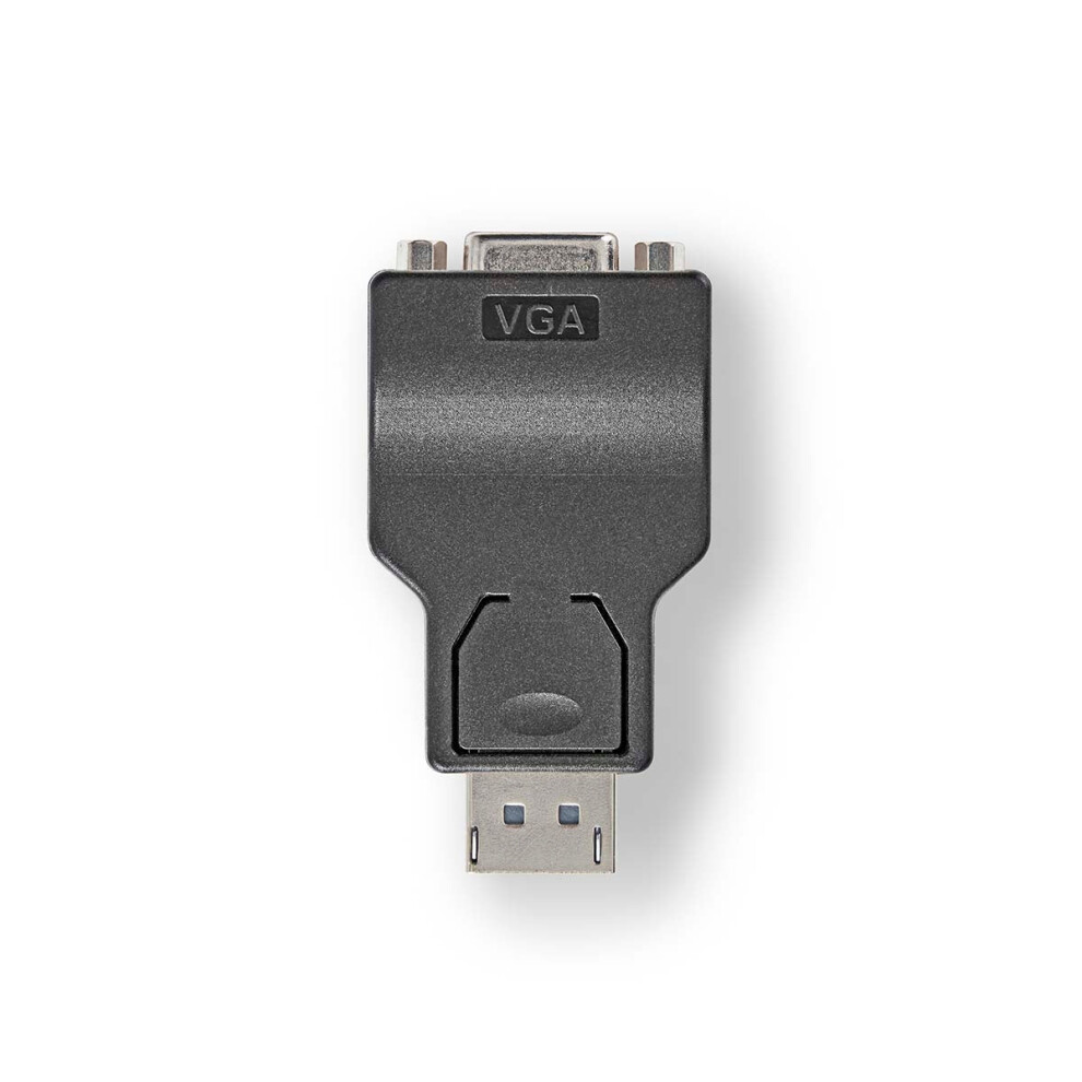 Displayport Adapter | Displayport Male | Vga Female 15P | 1080P | Nickel Plated | Straight | Round | Abs | Abs | | Box Black 5412810288731