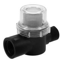 2Stk Wasserpumpenfilter Rv Aus Und Nylon, Schwarz, Langlebig