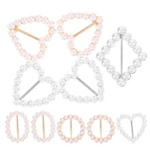 30Stk Schalclips Metall -Shirt Schnallen Farbmischung
