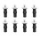 8St Wc Zitschroeven Schroefset ABS En Rubber Houdbaar 1