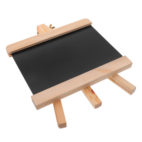 5Pièces Tableau Ardoise Noir Chevalet, Accessoire Décoratif