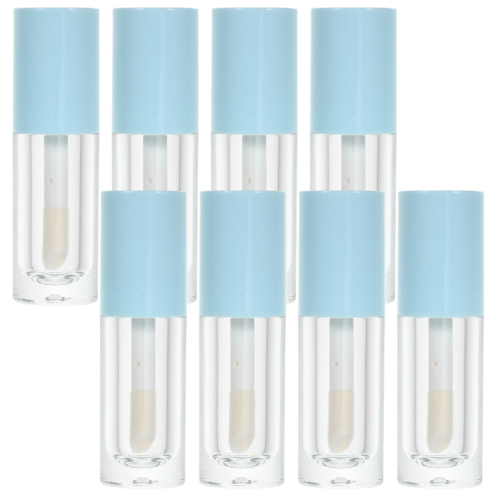 Iplusmile Blue 42Pcs Lip Gloss Containers Abs Plastic Refillable Tubes With Wand