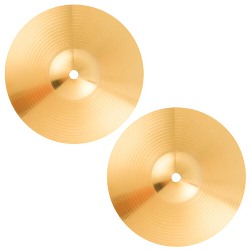 4Pcs Brass Drum Cymbals Professional Replacement Clear Sound Drum Set