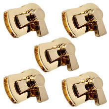 10St Knot Lock Bag Slot, Goudkleurig, Duurzaam Zinklegering Materiaal