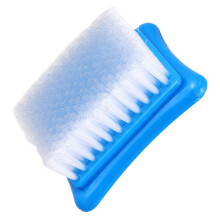 3St Sky-Blauwe Plastic Borstels Voor Schoenpoetsen En Kleding