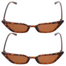 4Stk Uv Cat Eye Sonnenbrillen Bunt Robust Für Outdoor Party