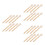 24Pièces Dentier Dure Nylon Double Face Pour À 10