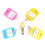 2Pièces Porte-Étiquettes Coloré Pour Organisation 8
