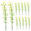 300Pcs Green Plastic Model Bamboo Trees for Landscape Model Decoration 1