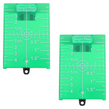 4Pièces Plaques Vertes Pour Alignement Laser Avec Support