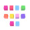 30Pcs Small Eva Foam Cube Blocks Assorted Colors for Kids Crafting 1