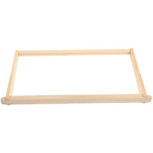 4Pcs Beige Wood Beekeeping Frame Durable Hive Frame Replacement