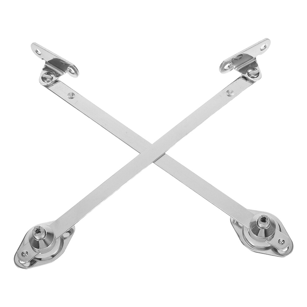 4Pcs Space-Saving Silver Zinc Alloy Pulldown Hinges For Cabinet Doors 3652346194294