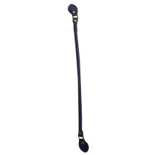 3Stk Dunkelblaue Leder Handtaschen Gurte Schulterriemen