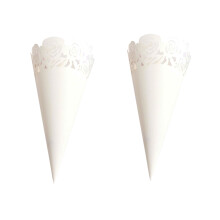 150Stk Selbstklebendes -Blumenpapier Weiß Für Festliche