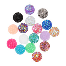 600Stk Resin Halbkreis Sticky Drills Cabochons Schmuck Zubehör