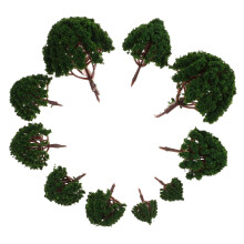 60Stk Landschaftsmodell Bäume Mit Zur Gartengestaltung