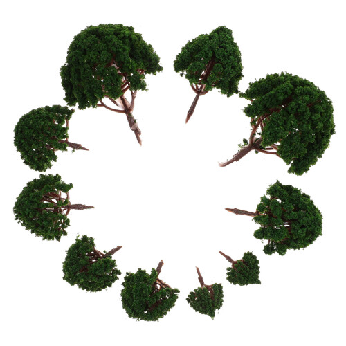 60Stk Landschaftsmodell Bäume Mit Zur Gartengestaltung