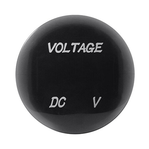 2Stk Universelles Voltmeter Grün Für 12V-24V Auto Boot Utv