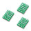 3Ensembles Tampons Lettres Plastique Vert Pour Professeurs 6