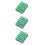 3Ensembles Tampons Lettres Plastique Vert Pour Professeurs 7