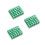 3Ensembles Tampons Lettres Plastique Vert Pour Professeurs 9