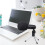 1Ensemble Microphone Pour Ordinateur Avec Pied Ajustable Noir 4